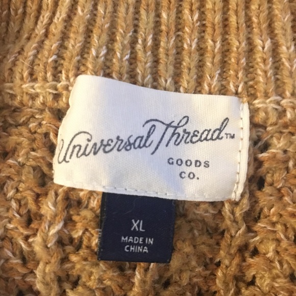 Universal Thread mustard yellow sweater size xl - Picture 3 of 5